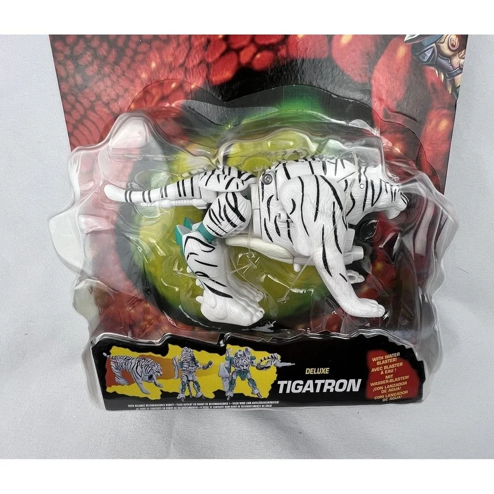Transformers Beast Wars Deluxe Tigatron Maximal‎ Tiger w/ Water Blaster 2022